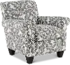 Simplicity Stone Gray Leaf Accent Chair