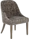 Pure Modern Gray Upholstered Dining Chair