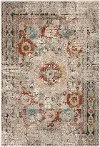 91980-10038 Soiree 8 x 11 Cristales Oyster Area Rug
