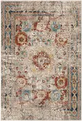 91980-10038/BEI-8X11 Soiree 8 x 11 Cristales Oyster Area Rug