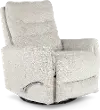 Leo Virtue Linen Swivel Glider Recliner