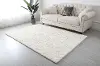 Metallica 5 x 7 White Scattered Lines Area Rug