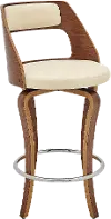 Grady Cream Swivel Counter Height Stool