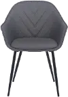 LCCLSIGR Clover Gray Dining Room Arm Chair