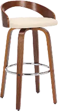 LCSOBACRWA30 Sonia Cream Swivel Bar Stool