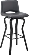 Gerty Gray Swivel Counter Height Stool