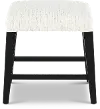 Callahan Domino Black and Cream Stool
