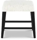 Callahan Domino Black and Cream Stool