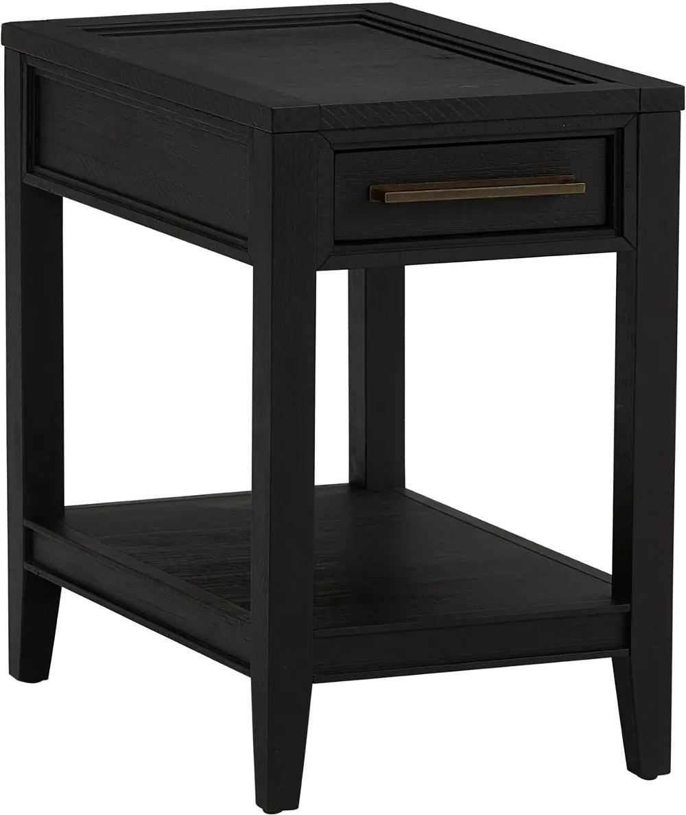 Callahan Domino Black Chairside Table-1