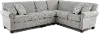 Titan Silver Gray 3 Piece Sectional