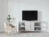 Reagan Dove White 72 TV Stand