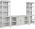 Reagan 114 Dove White Entertainment Wall