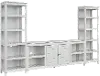 Reagan Dove White 128 Entertainment Wall