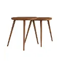 Margo Walnut Bunching End Tables