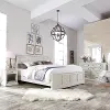 5523-600 Seaside Lodge Off-White King Bed