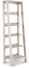 Trestle Chalked Chestnut Tiered Bookcase