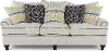 Market 1 Off White and Black Sofa