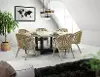 Torrance Warm Sand 5 Piece 72 Round Dining Room Set