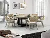 Torrance Warm Sand 5 Piece 72 Round Dining Room Set