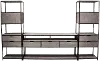 Edgewood Gray Entertainment Wall