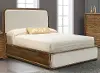 Olathe Natural and Linen Queen Platform Bed