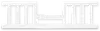 F09524.46 Sheldon Matte White Toddler Guard Rail