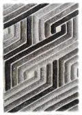 Ripple 5 x 8 Grayscale Charcoal Area Rug