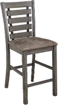 Fiji Gray Counter Height Stool, Set of 2