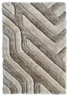 Ripple 5 x 8 Oblique Taupe and Ivory Area Rug