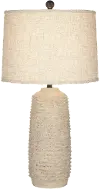 Mora 31 Inch Beige Burlap Lamp