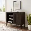 CF1140-BR Asher Record Storage Media Console