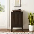 CF1141-BR Asher Record Storage Stand