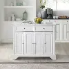 CF3021-WH Avery White Kitchen Island
