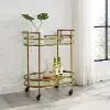 CF4010-GL Bailey Gold Metal Bar Cart
