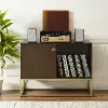 CF1142BR-GL Byron Media Console with Gold Base