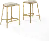 CF502624GL-OL Ellery Gold Counter Height Stool (Set of 2)