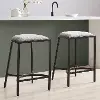 CF502624MB-GY Ellery Black Counter Height Stool (Set of 2)