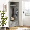 CF6038-GY Ellison Light Gray Corner Hall Tree