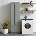 CF6026-GY Harper Gray Storage Pantry