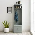 CF6025-GY Harper Modern Gray Hall Tree