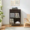 KF13122BR-BK Juno Brown Storage Cube Bookcase with Speaker