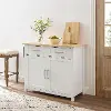CF3034NA-WH Tristan White Kitchen Island