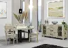 Torrance Warm Sand 5 Piece 62 Round Dining Room Set
