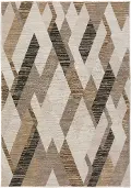 DZ5PU8X10/DENIZI-RUG Denizi 8 x 10 Geometric Putty Area Rug