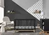 Poppy Dark Gray 4-in-1 Convertible Crib
