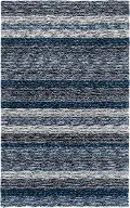 JP1IN8X10//JOPLN-RUG Joplin 8 x 10 Striped Shag Indigo Blue Area Rug