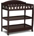 Wilmington Dark Brown Changing Table with Pad
