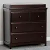 Emerson Dark Brown Dresser with Changing Top