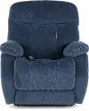 Velvety Navy Blue Power Lift Recliner