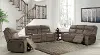 Clearance Kisner Brown 2-Piece Reclining Living Room Set
